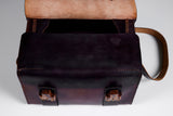 Cuendet Leather Strap Bag with Wood Latches