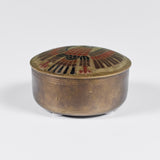 Phoenix Rising Brass Lidded Bowl