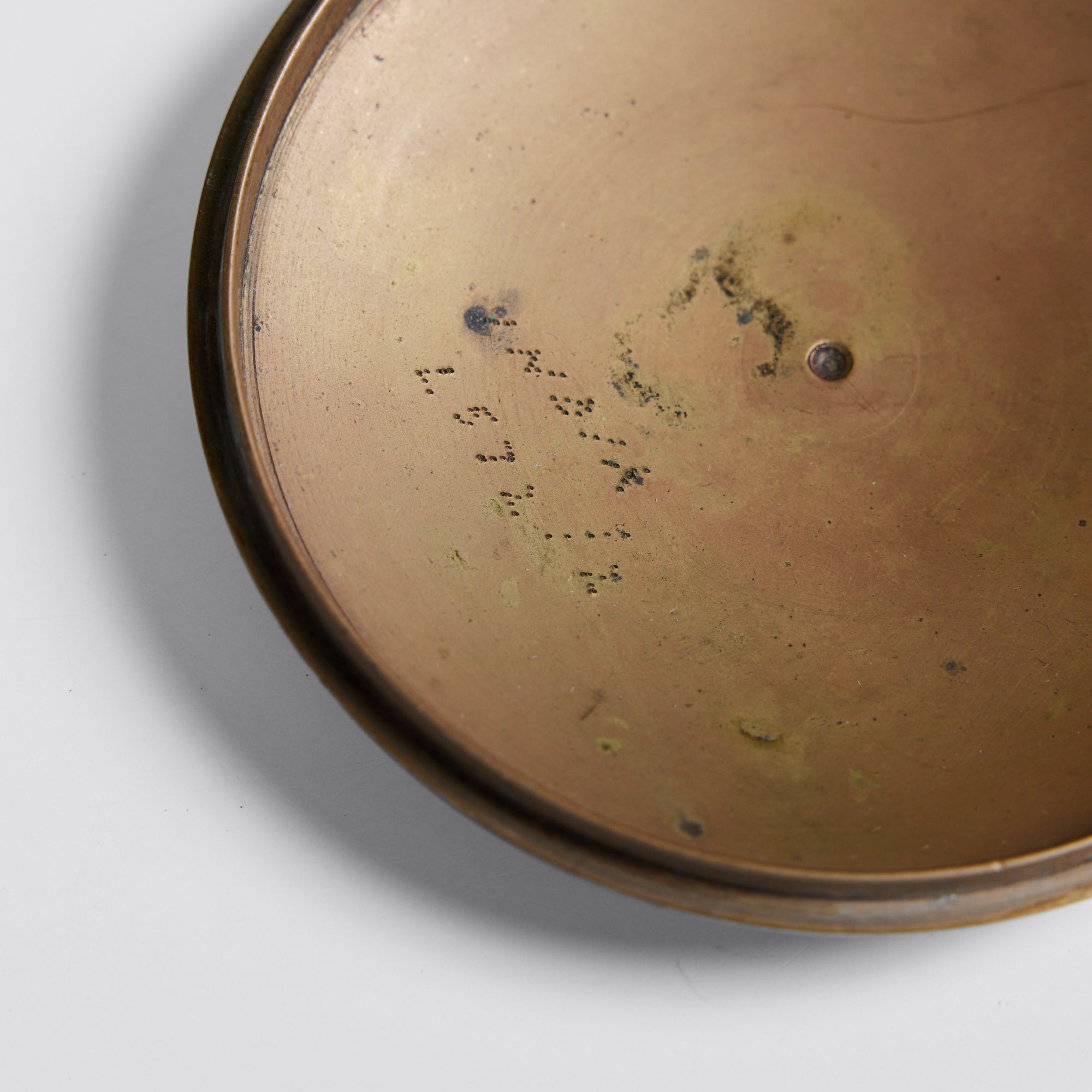 Phoenix Rising Brass Lidded Bowl