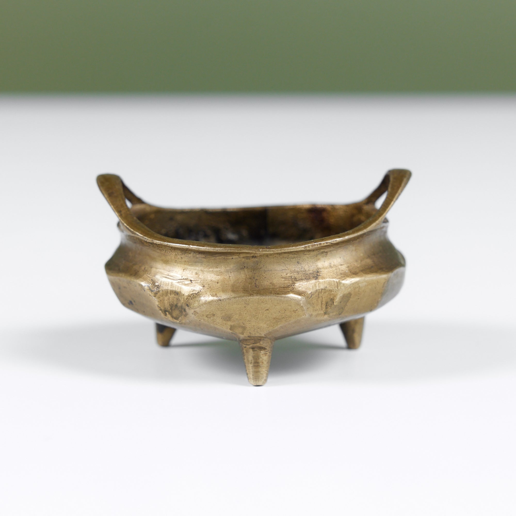 Petite Brass Bowl with Handles