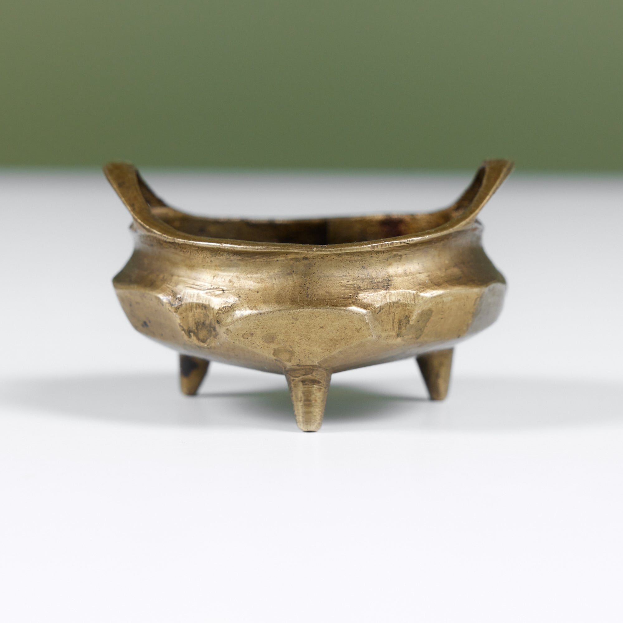 ON HOLD ** Petite Brass Bowl with Handles