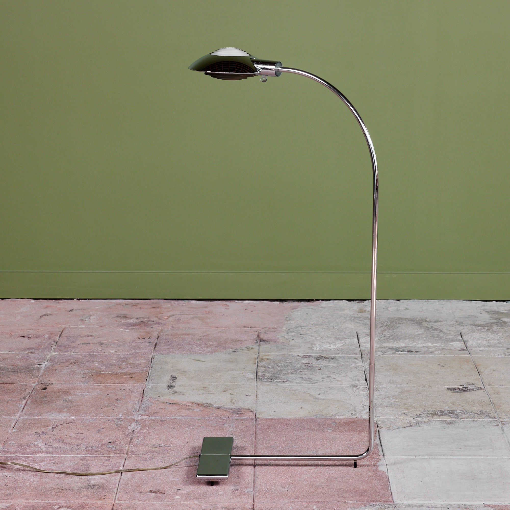 Cedric Hartman Chrome Pharmacy Floor Lamp
