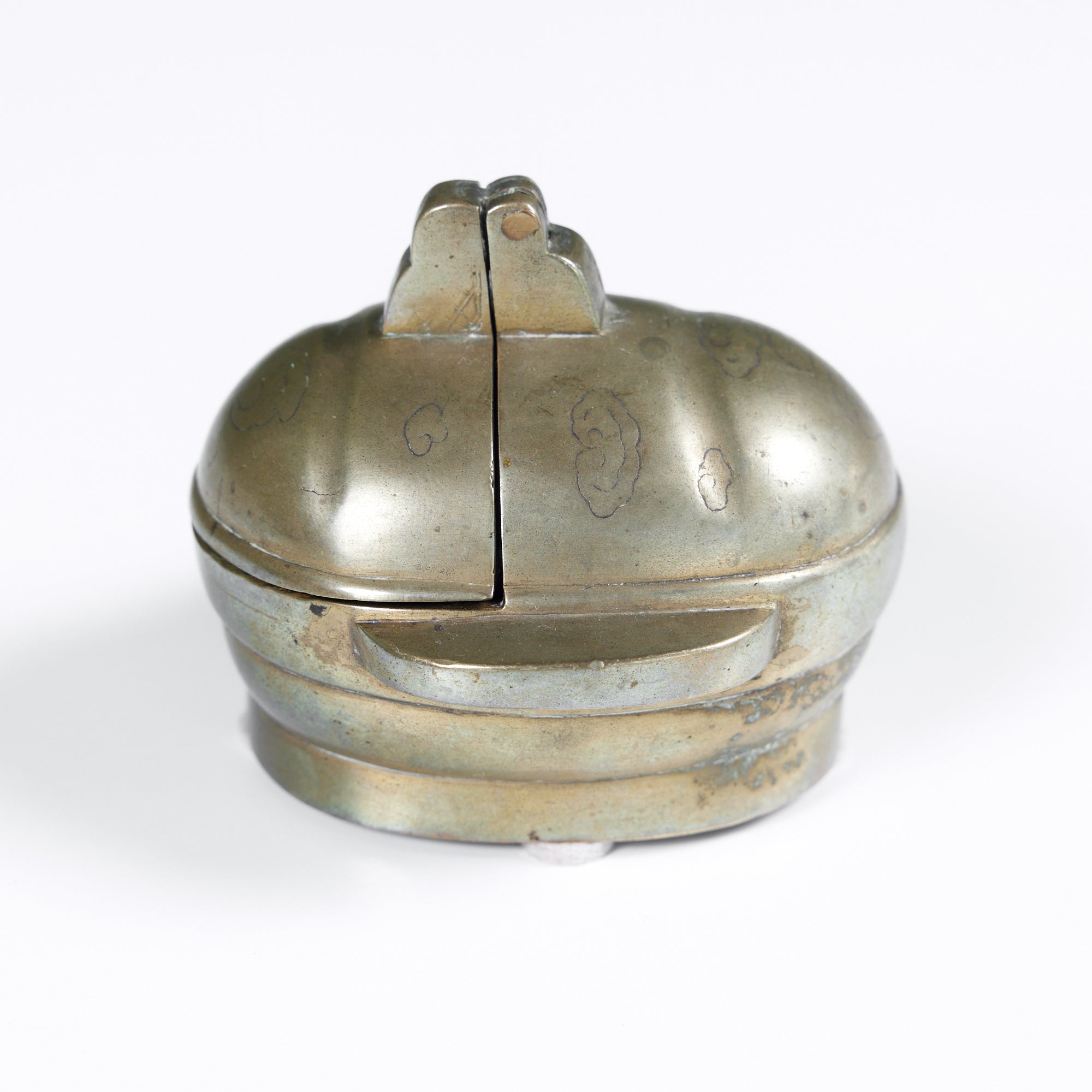 Flip Top Brass Ashtray