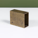 Hollow Brass Rectangular Object