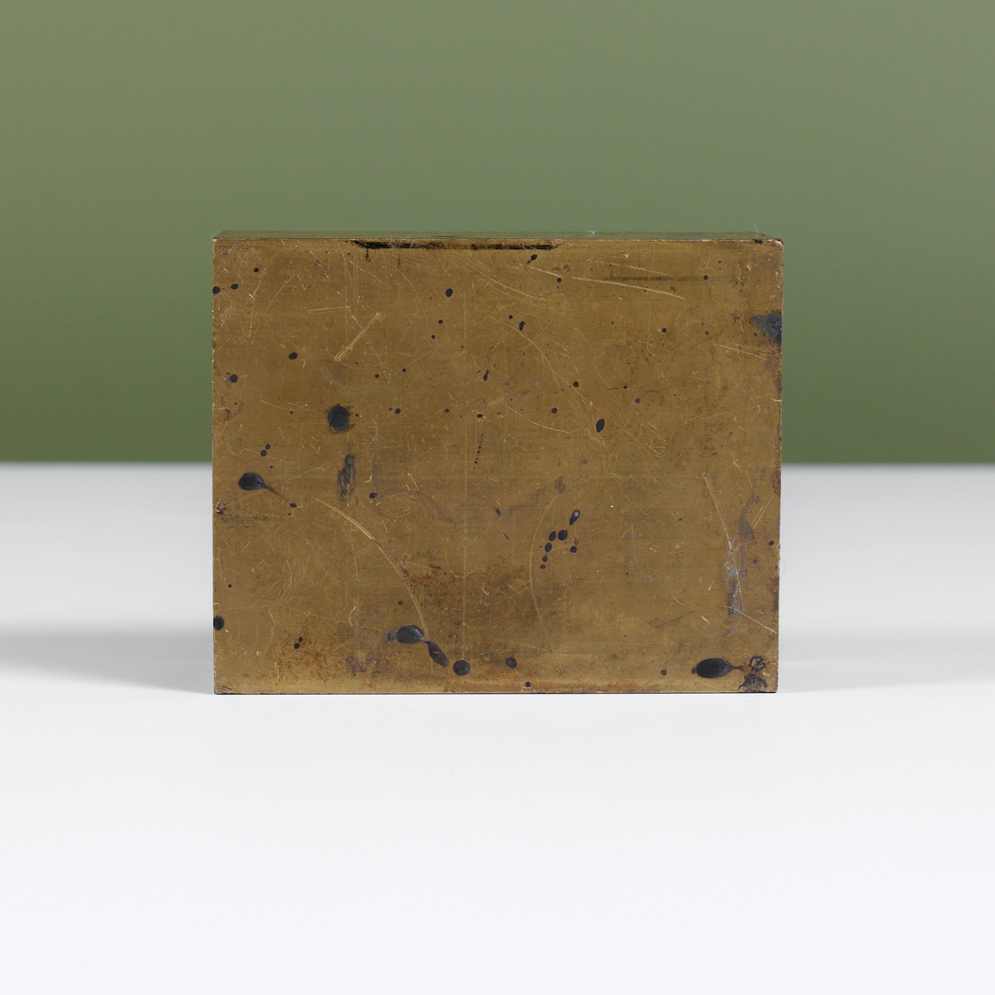 Hollow Brass Rectangular Object