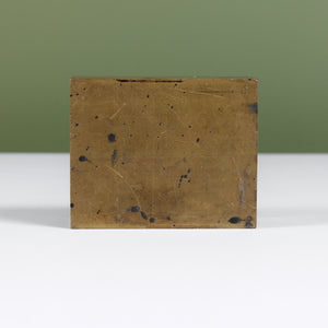 Hollow Brass Rectangular Object