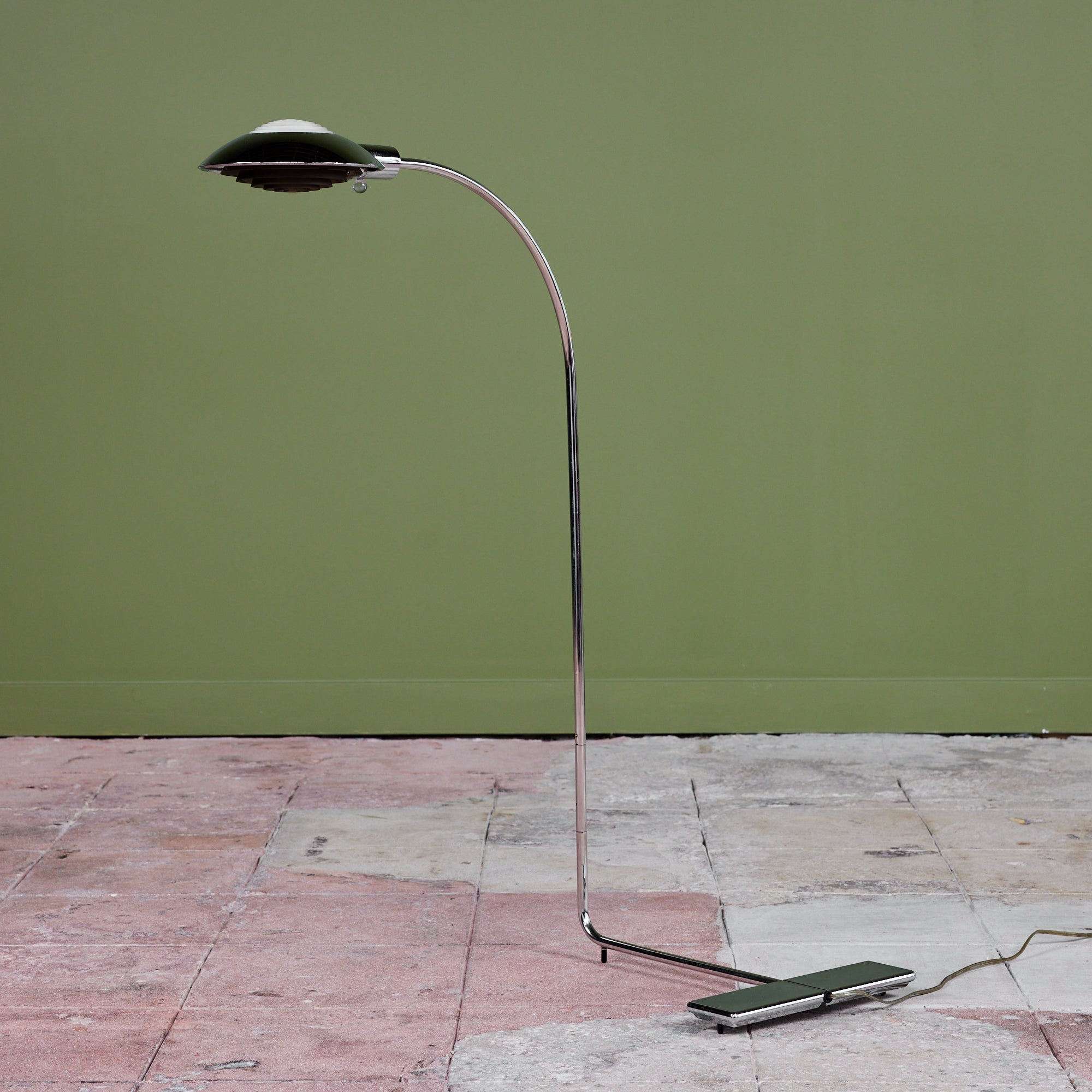 Cedric Hartman Chrome Pharmacy Floor Lamp