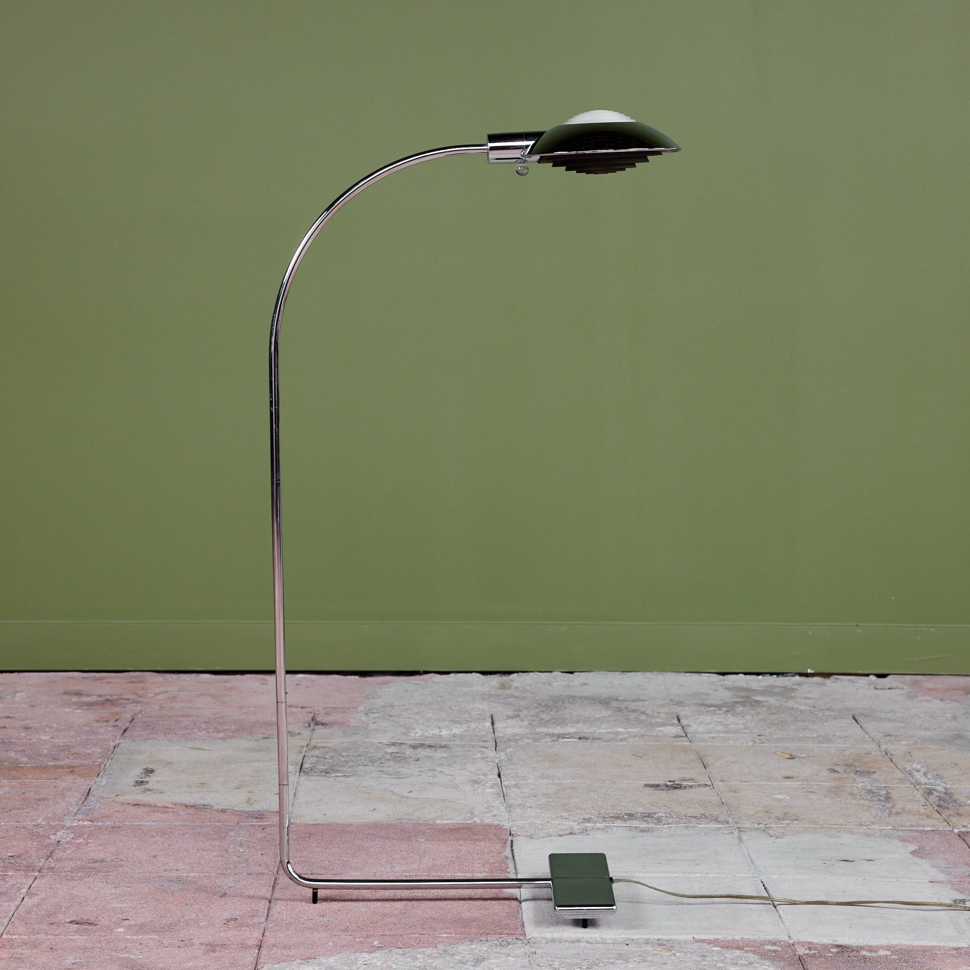 Cedric Hartman Chrome Pharmacy Floor Lamp