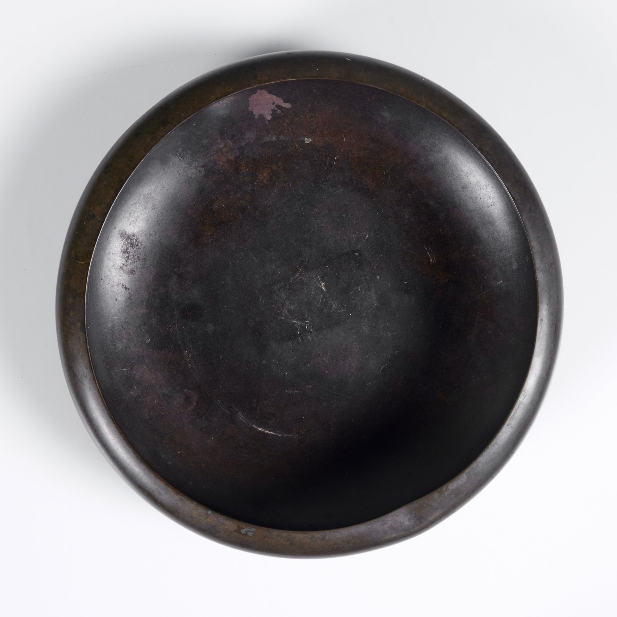 Cast Bronze Modernist Bowl