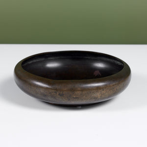 Cast Bronze Modernist Bowl