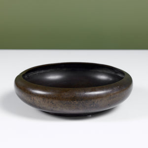 Cast Bronze Modernist Bowl
