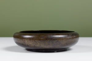 ON HOLD ** Cast Bronze Modernist Bowl