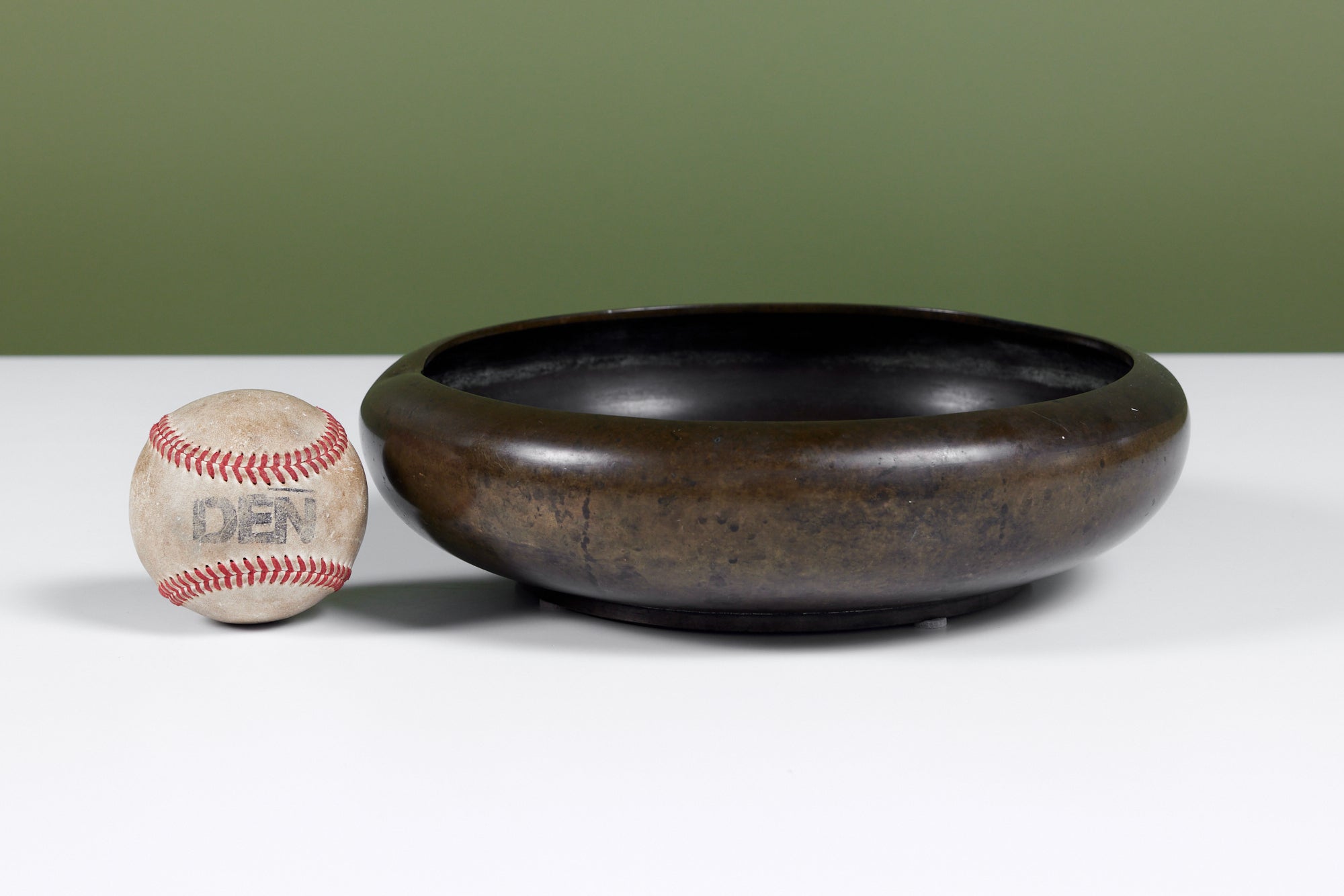 Cast Bronze Modernist Bowl