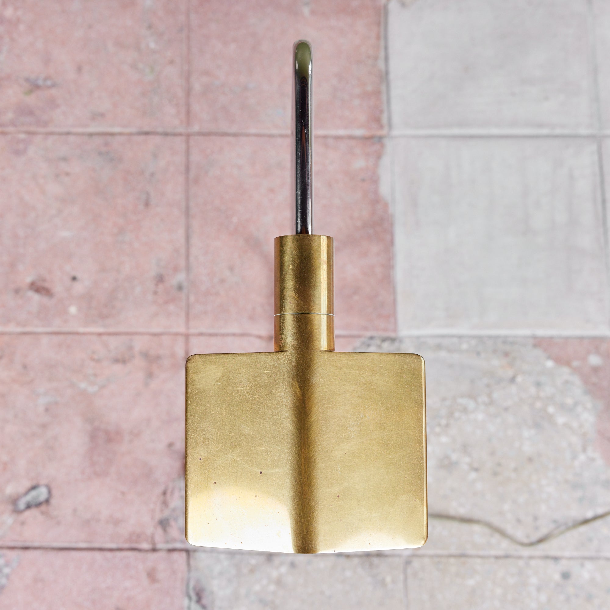 Cedric Hartman Brass and Stainless Steel Floor Lamp