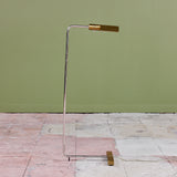 Cedric Hartman Brass and Stainless Steel Floor Lamp