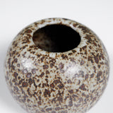 Gray Speckle Glazed Bud Vase