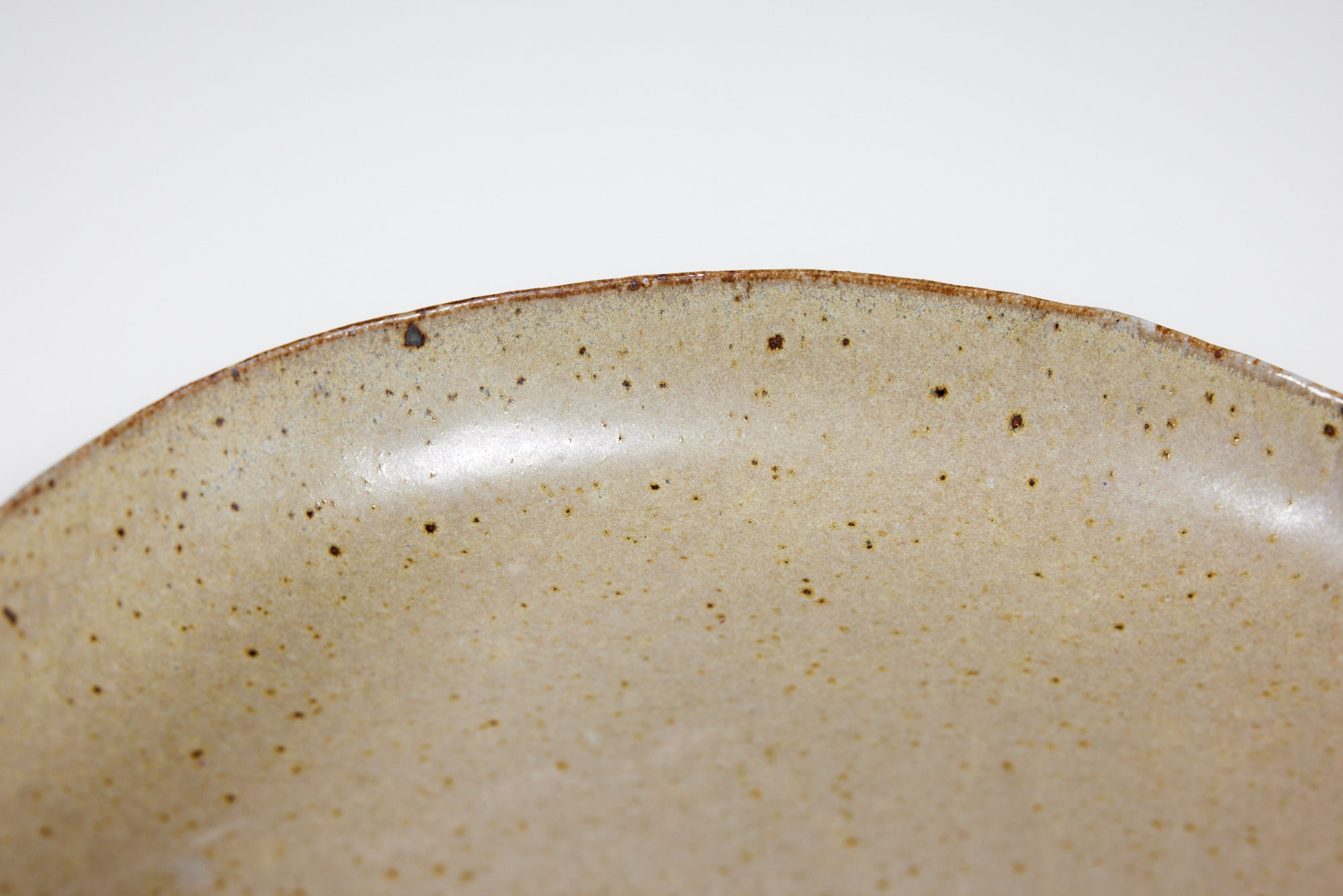 ON HOLD ** Ceramic Glazed Rimmed Dish