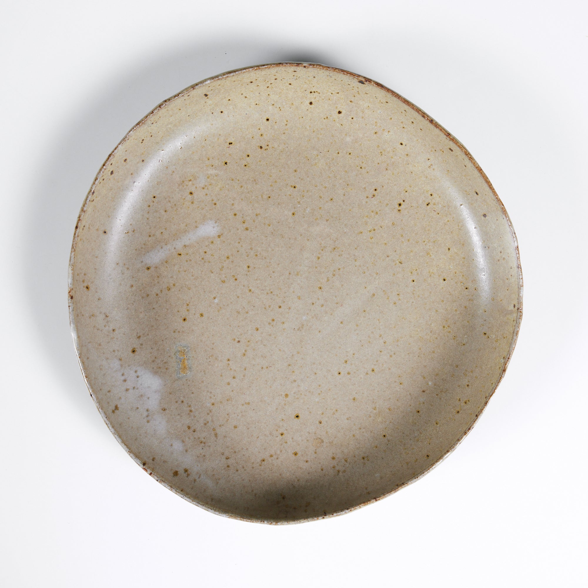ON HOLD ** Ceramic Glazed Rimmed Dish