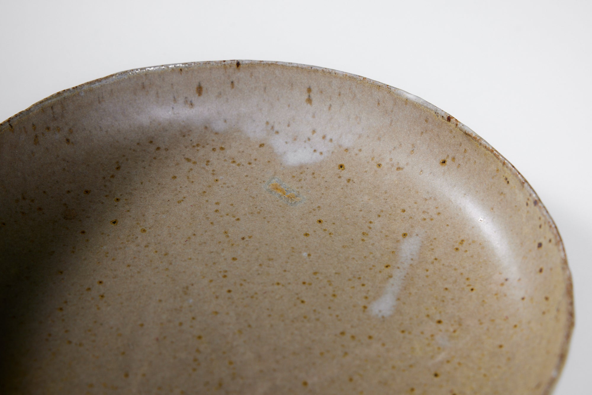 ON HOLD ** Ceramic Glazed Rimmed Dish