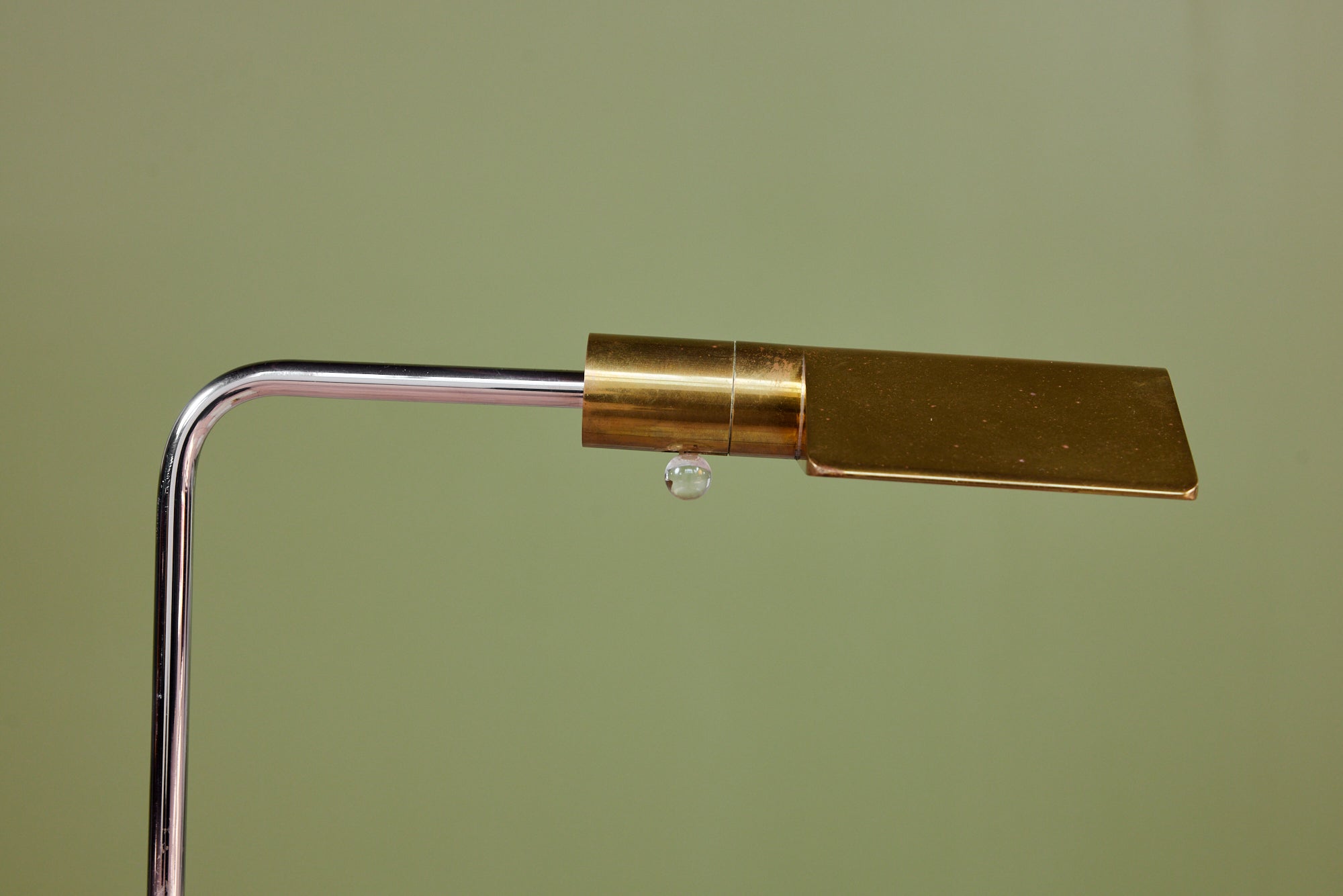 Cedric Hartman Brass and Stainless Steel Floor Lamp