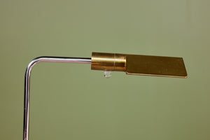 Cedric Hartman Brass and Stainless Steel Floor Lamp