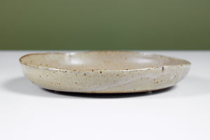 ON HOLD ** Ceramic Glazed Rimmed Dish