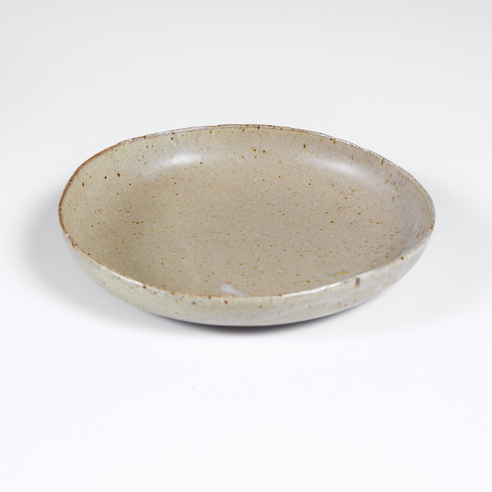 ON HOLD ** Ceramic Glazed Rimmed Dish