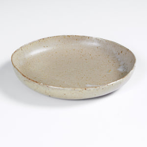ON HOLD ** Ceramic Glazed Rimmed Dish