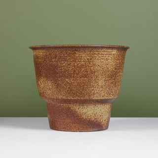 hand thrown plant pots Hand Thrown Speckle Glazed Planter – DEN