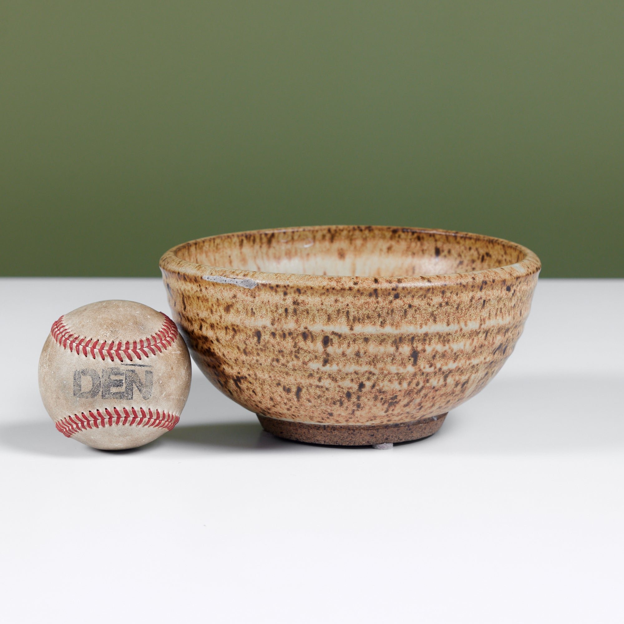 Hand Thrown Ceramic Speckle Glazed Bowl