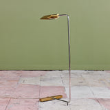 Cedric Hartman Brass and Stainless Steel Floor Lamp