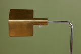 Cedric Hartman Brass and Stainless Steel Floor Lamp