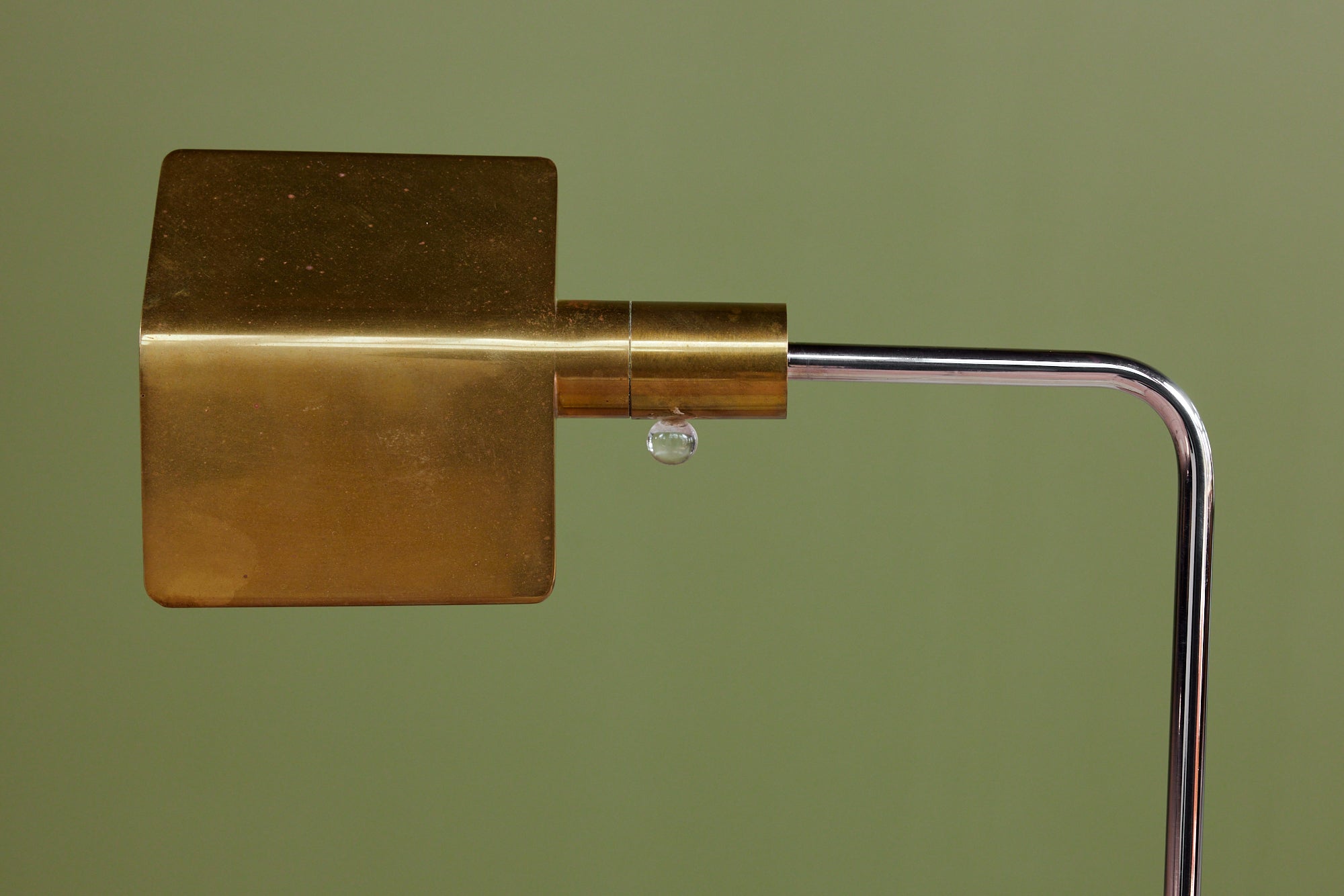 Cedric Hartman Brass and Stainless Steel Floor Lamp