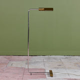 Cedric Hartman Brass and Stainless Steel Floor Lamp