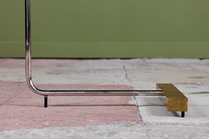 Cedric Hartman Brass and Stainless Steel Floor Lamp