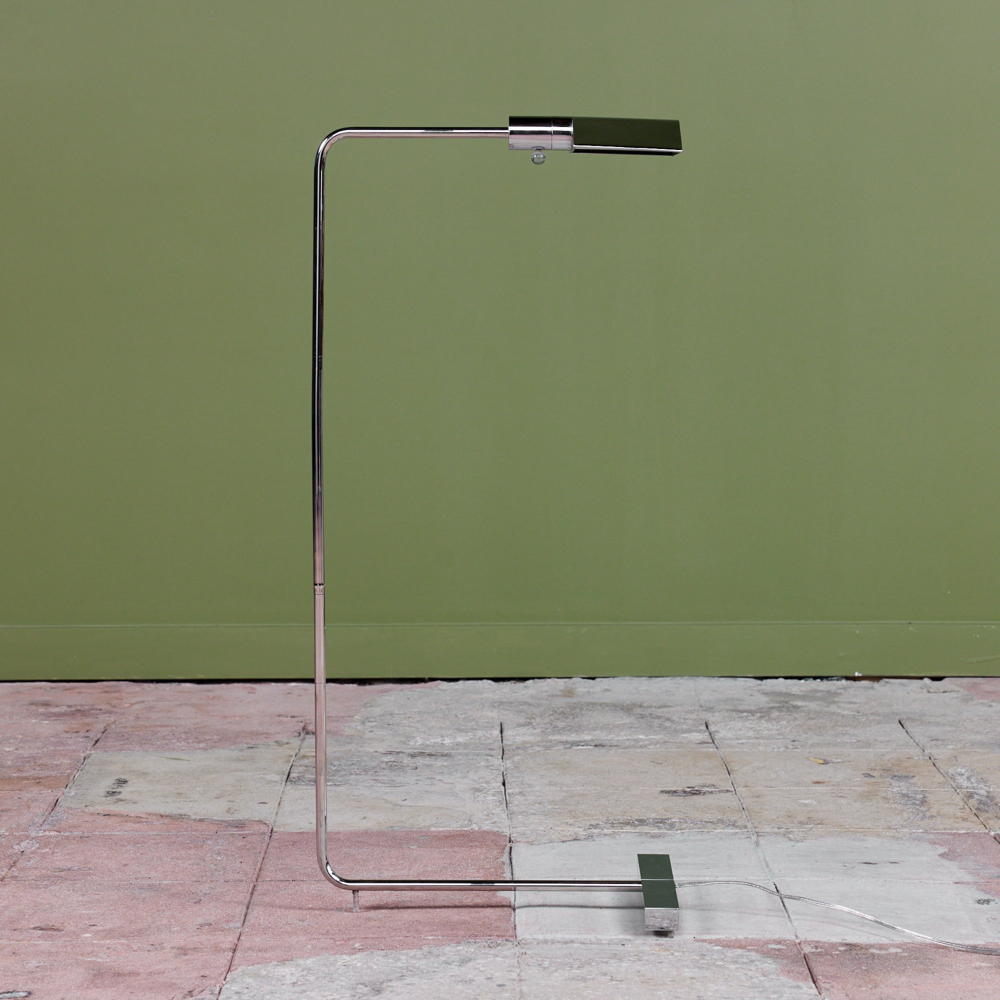 ON HOLD ** Cedric Hartman Stainless Steel Floor Lamp