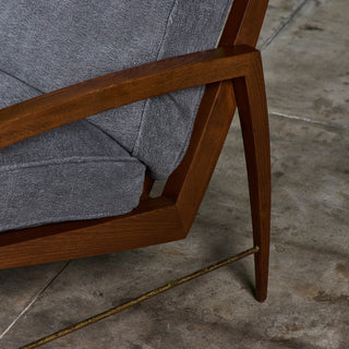 High-Back Lounge Chair by Dan Johnson for Selig