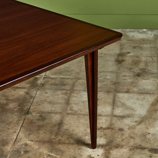 Henry Rosengren Hansen Rosewood Dining Table for Brande Mobelindustri