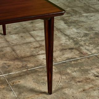 Henry Rosengren Hansen Rosewood Dining Table for Brande Mobelindustri