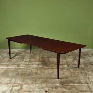 Henry Rosengren Hansen Rosewood Dining Table for Brande Mobelindustri