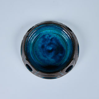 Glazed Stoneware Bowl with Lid