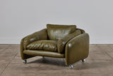 ON HOLD ** Low Leather Lounge Chair for Peem