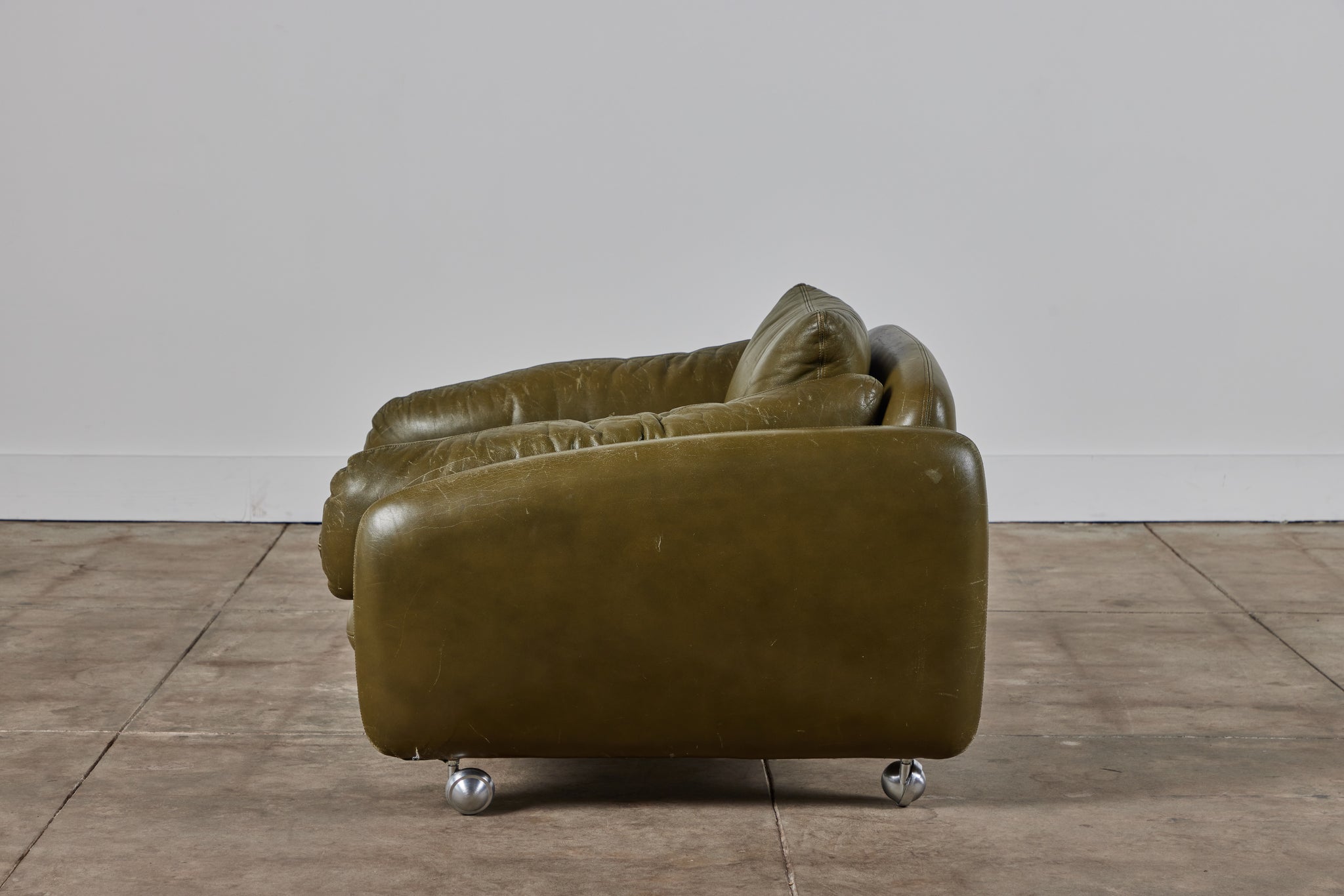 ON HOLD ** Low Leather Lounge Chair for Peem