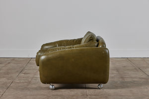 ON HOLD ** Low Leather Lounge Chair for Peem