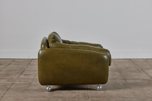 ON HOLD ** Low Leather Lounge Chair for Peem