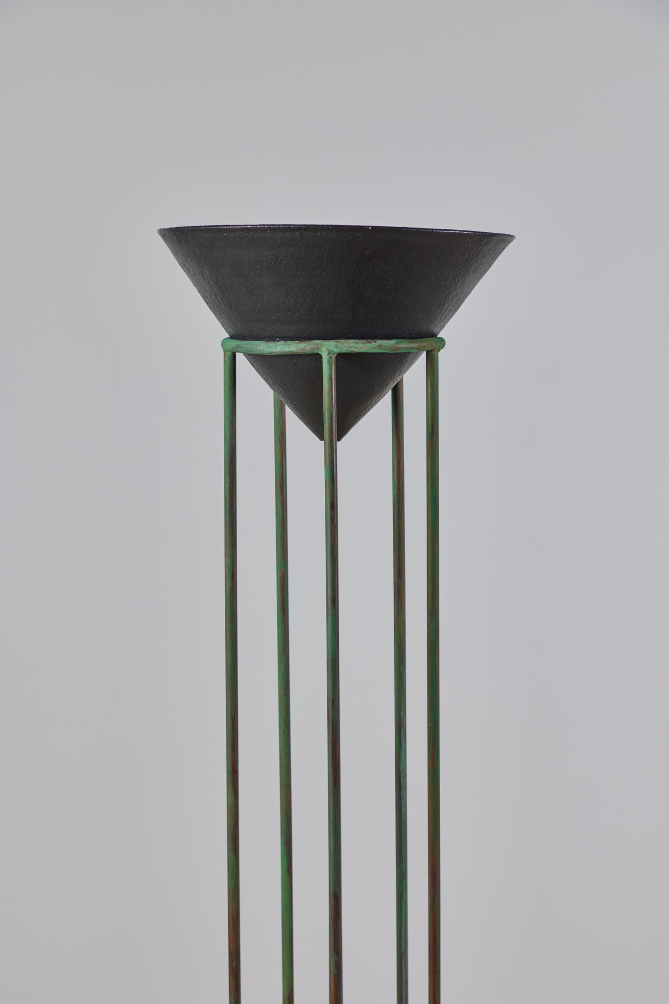 Copper & Ceramic Postmodern Floor Lamp