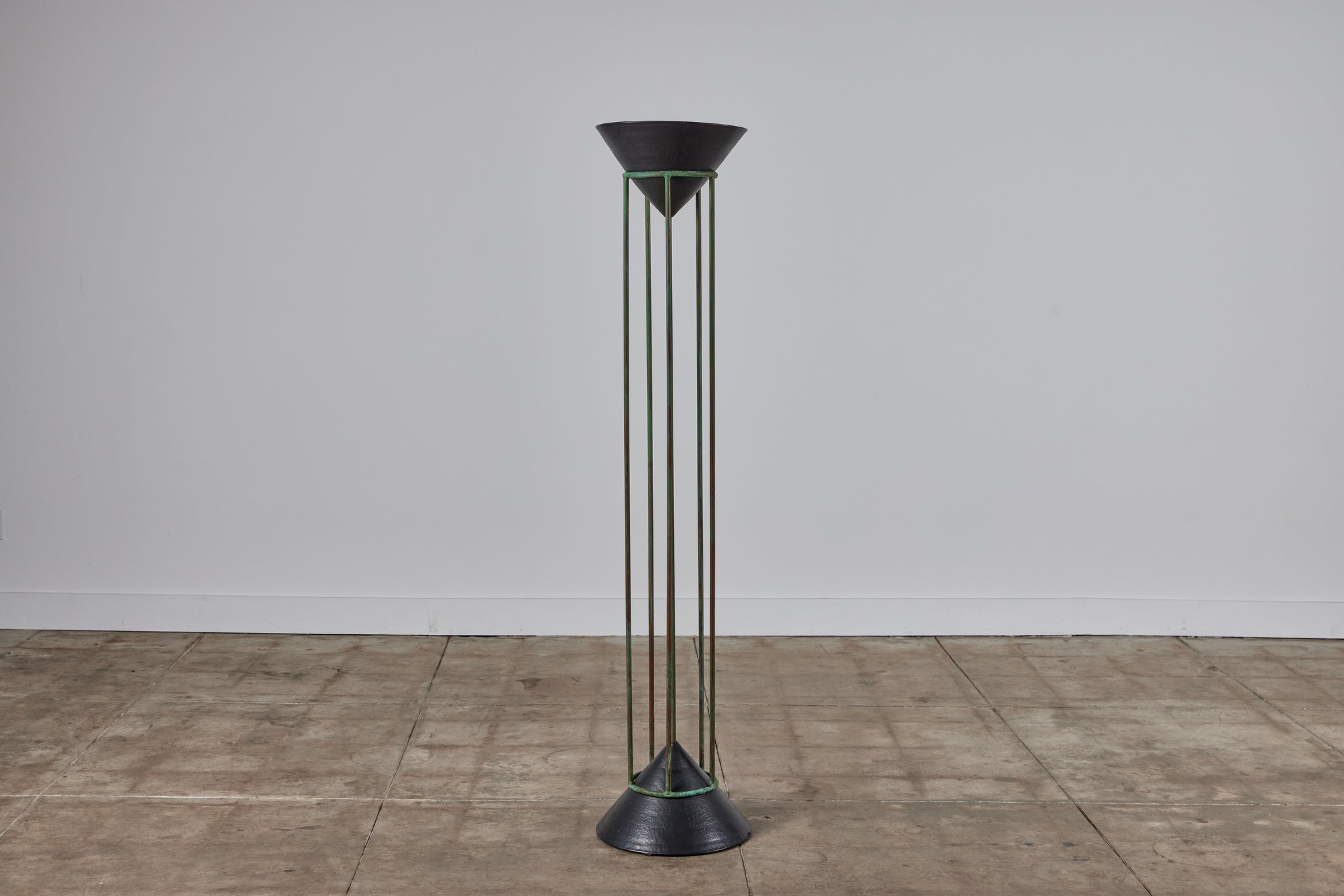 Copper & Ceramic Postmodern Floor Lamp