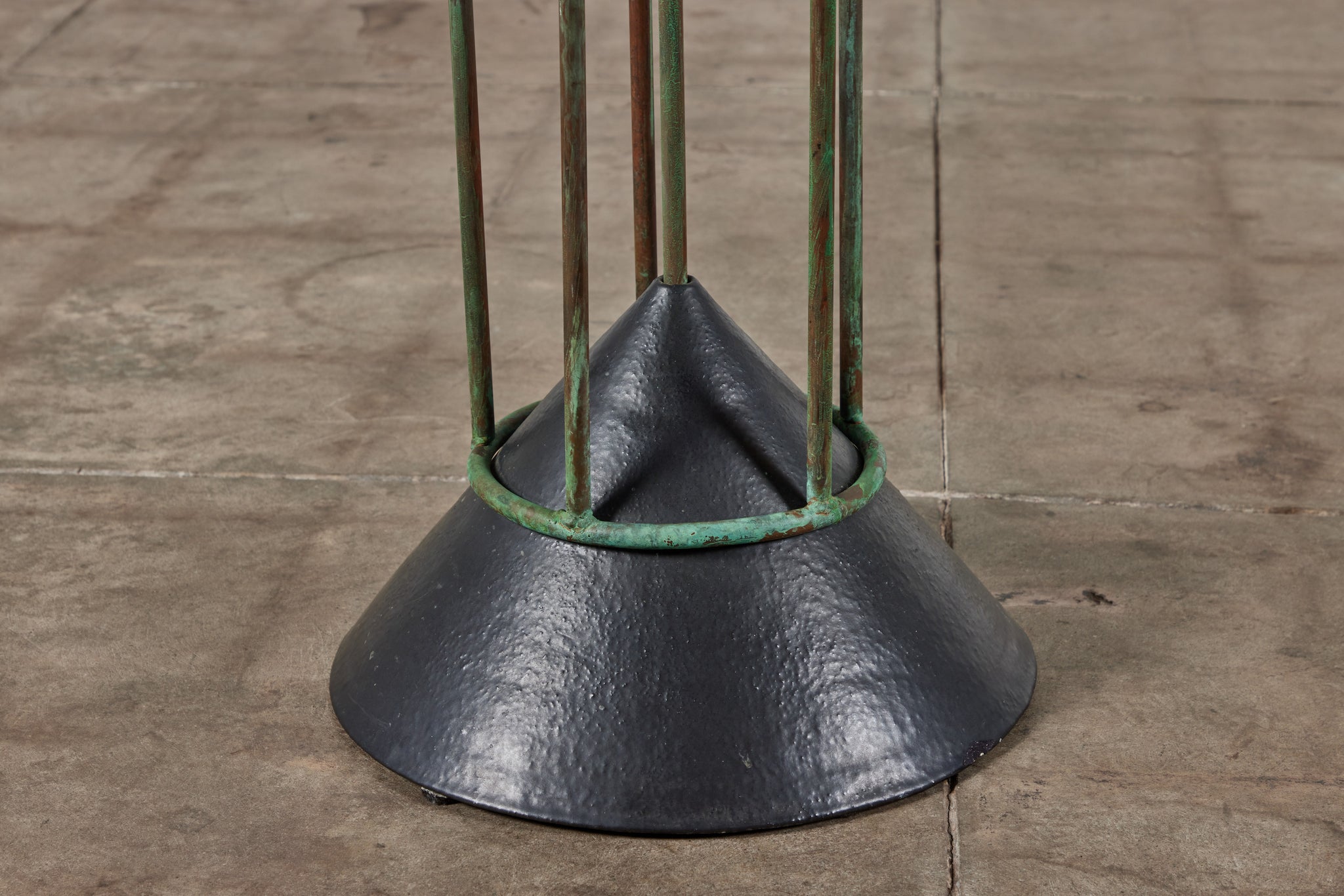 Copper & Ceramic Postmodern Floor Lamp