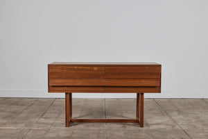 Paul Laszlo Mahogany Console for Brown Saltman
