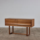 Paul Laszlo Mahogany Console for Brown Saltman